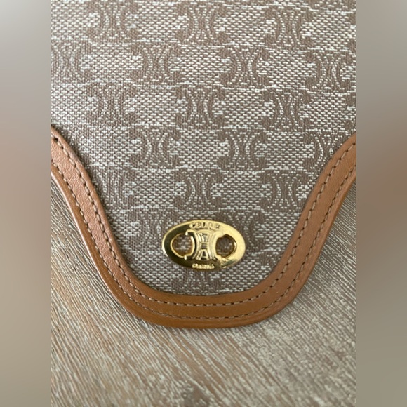 Vintage Celine Macadam Triomphe Clasp Wallet - Picture 6 of 7